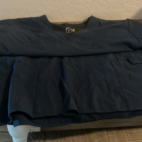 Navy blue scuba top 2x bottom xl - Picture 3 of 3